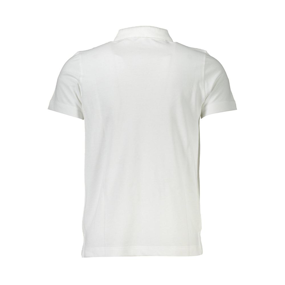 Cavalli Class White Cotton Polo for Men