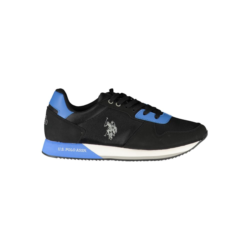 US POLO ASSN. Black Polyester Men's Sneaker