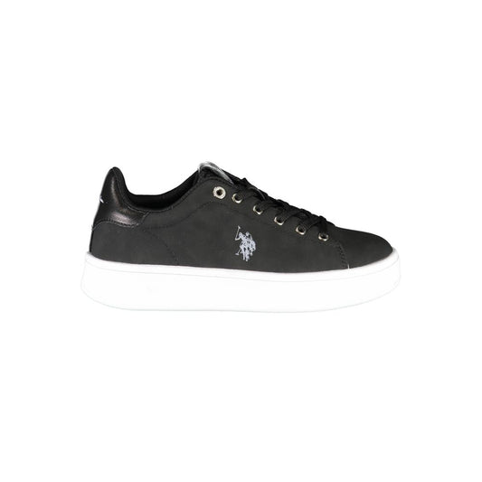 US POLO ASSN. Black Polyester Women's Sneaker