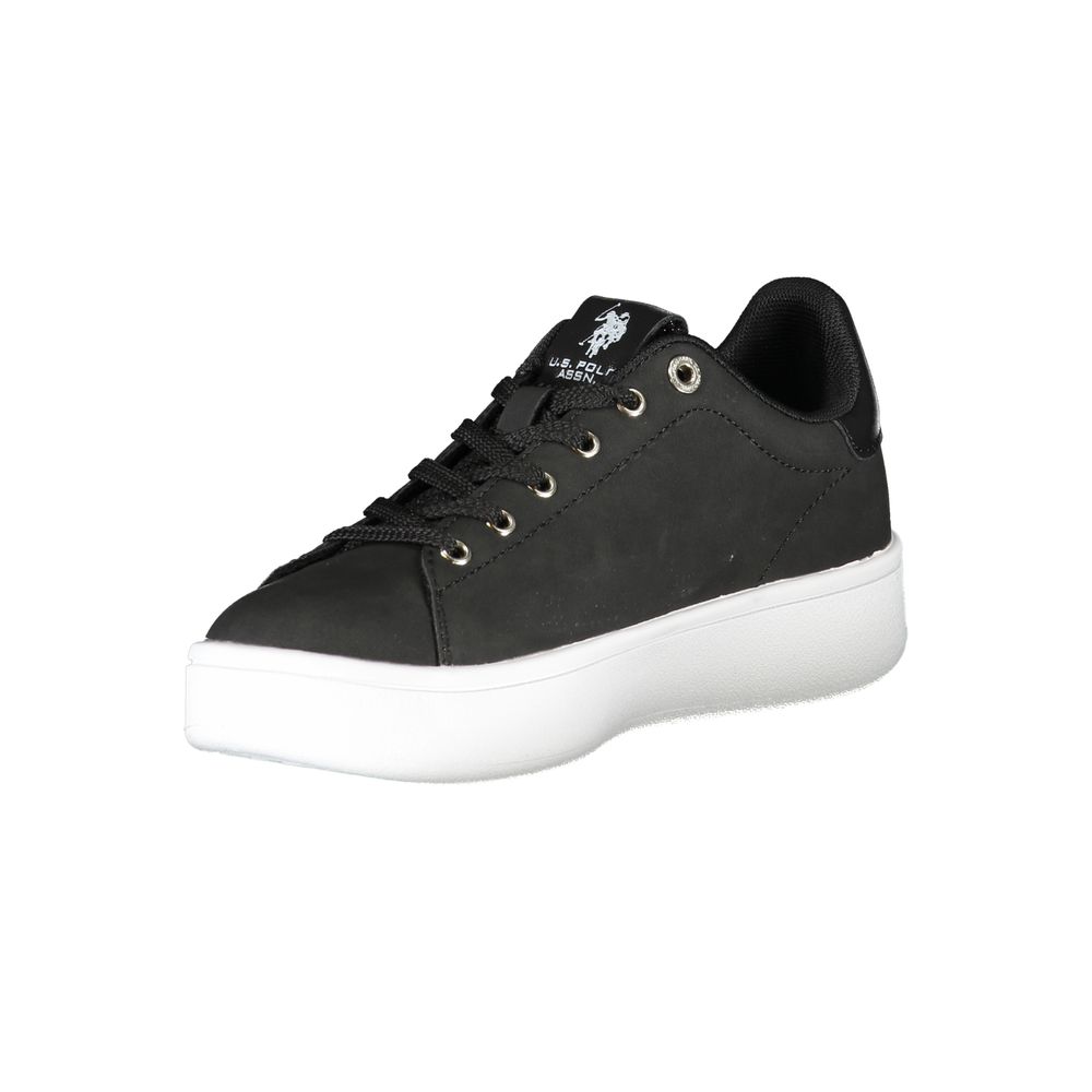 US POLO ASSN. Black Polyester Women's Sneaker