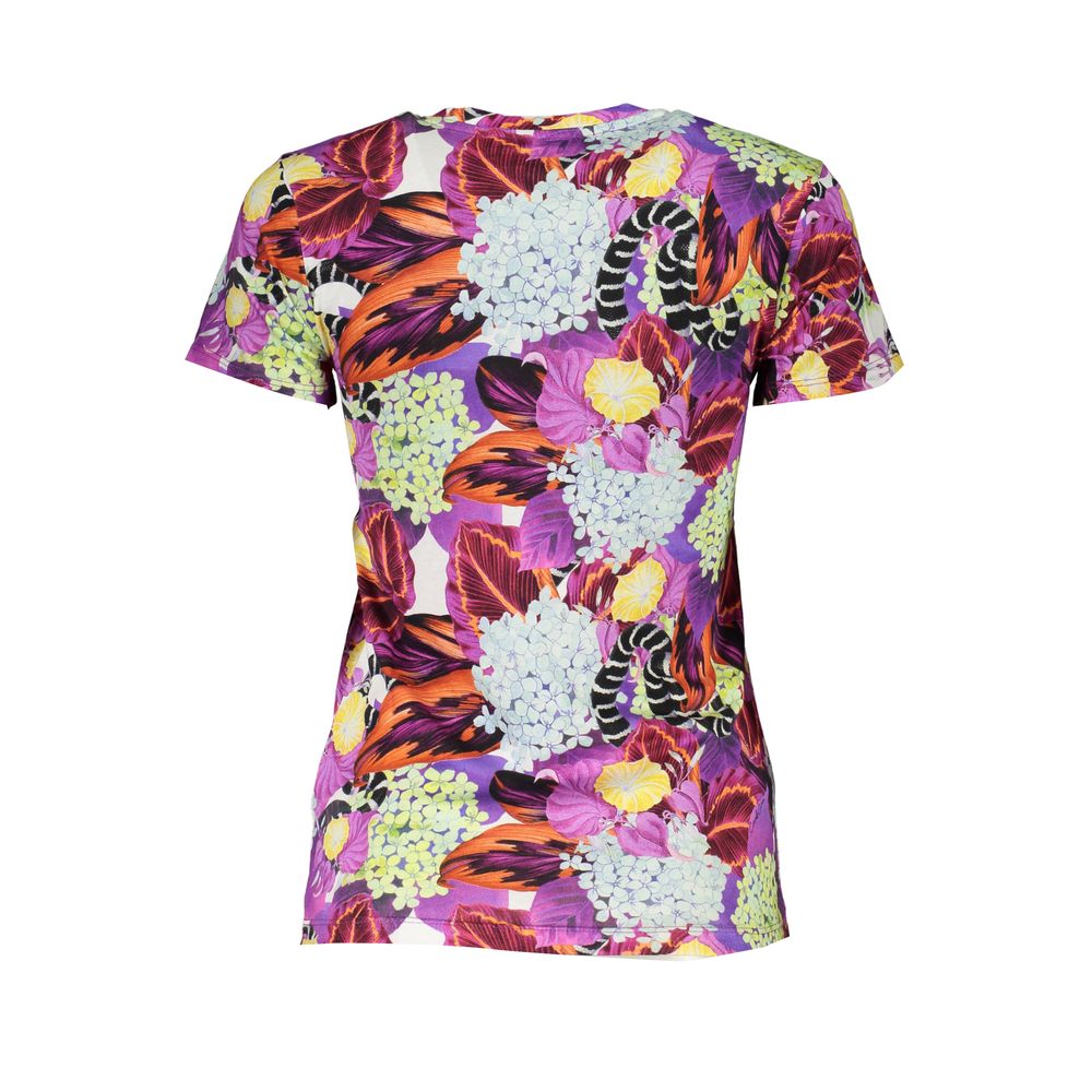 Cavalli Class Purple Cotton Tops &amp; T-Shirt