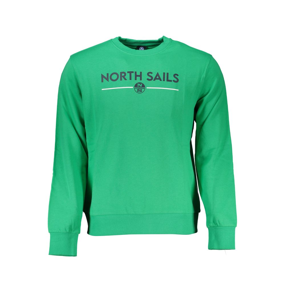 North Sails Grüner Baumwollpullover