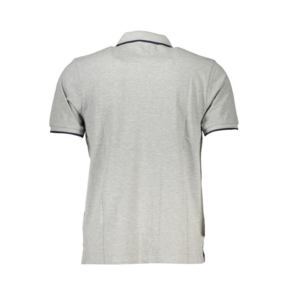 North Sails Grey Cotton Polo Shirt