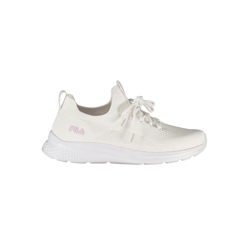 Fila Elegant white Run-It sneakers with rose decoration