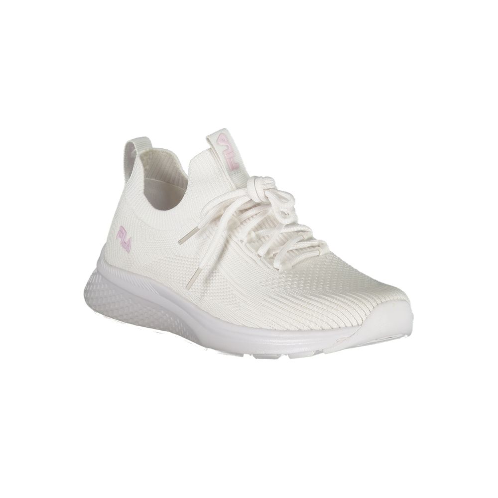 Fila Elegant white Run-It sneakers with rose decoration