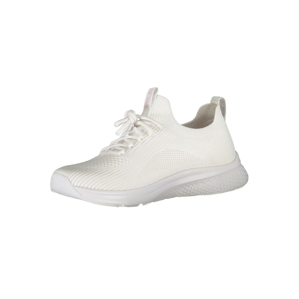 Fila Elegant white Run-It sneakers with rose decoration