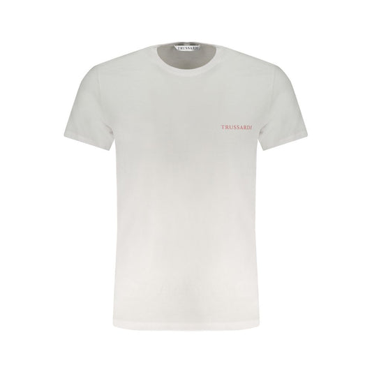 Trussardi T-Shirt aus weißer Baumwolle