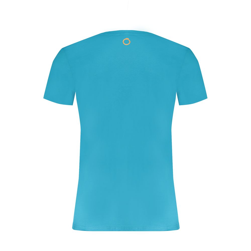 Trussardi Hellblaues T-Shirt aus Baumwolle