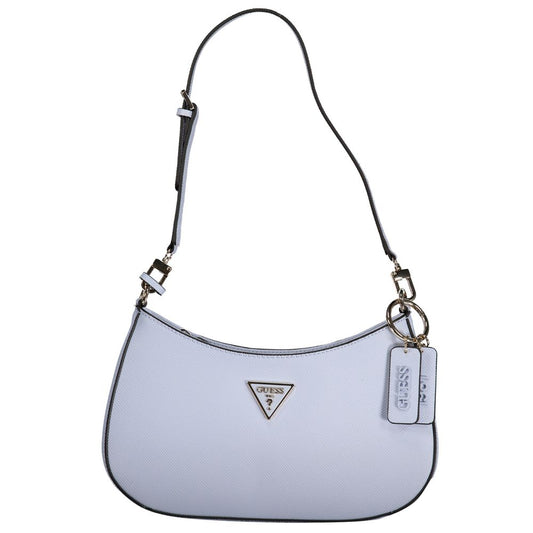 Guess Jeans Hellblaue Polyethylen-Handtasche