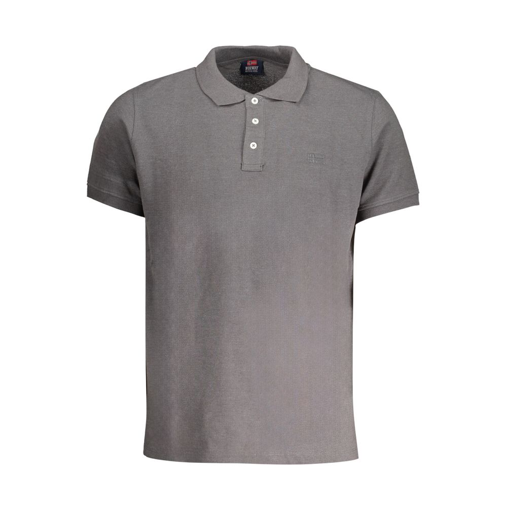 Norway 1963 Grey Cotton Polo Shirt