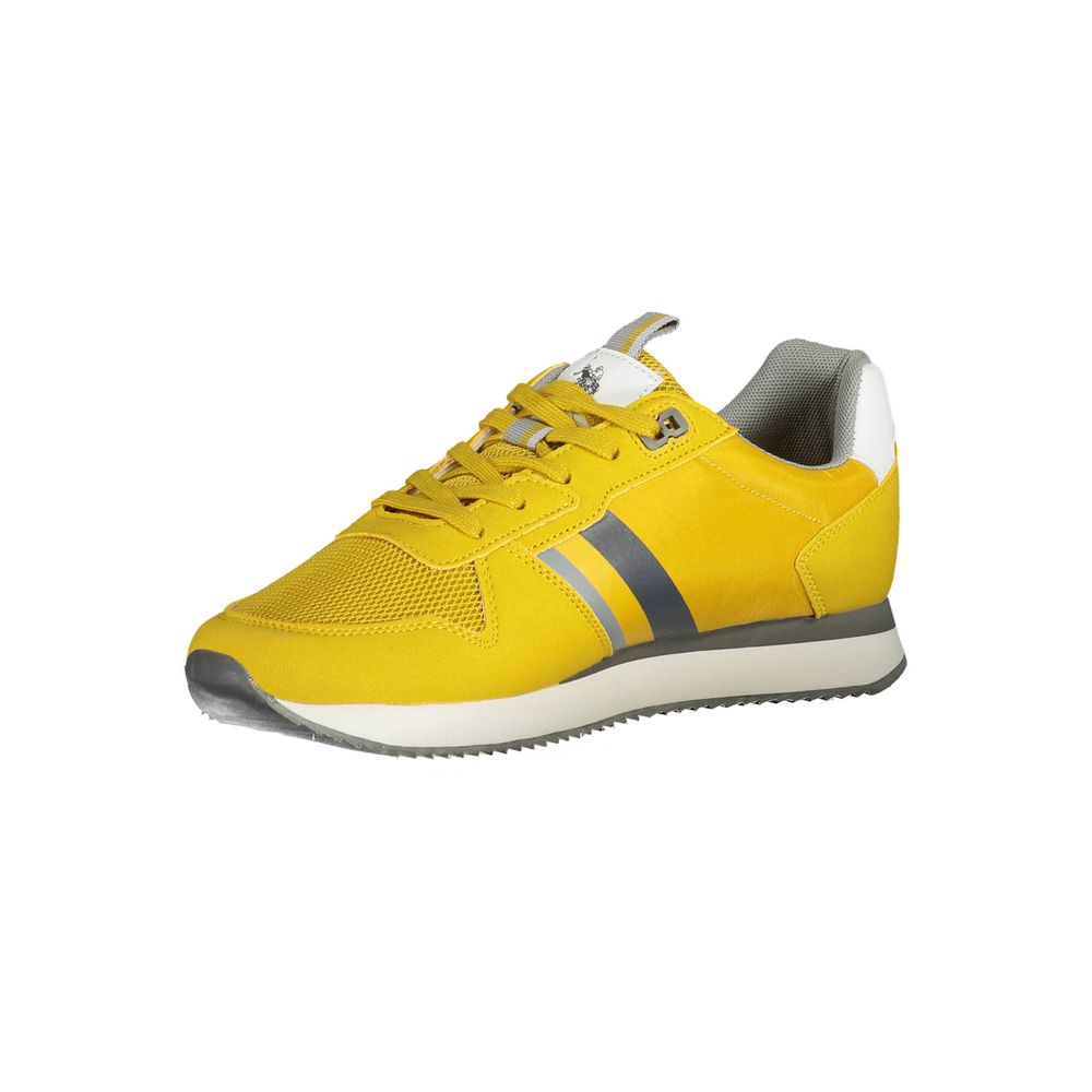 US POLO ASSN. Yellow Polyester Men's Sneaker