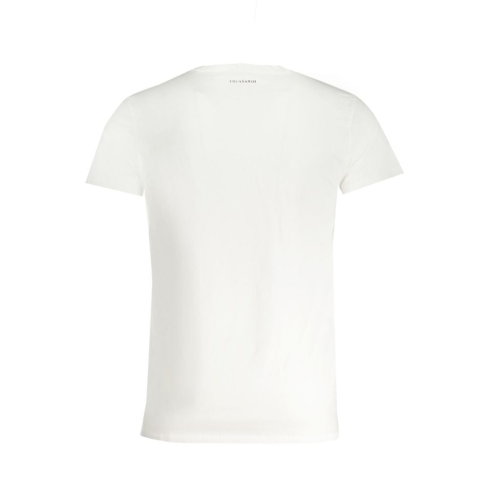 Trussardi T-Shirt aus weißer Baumwolle