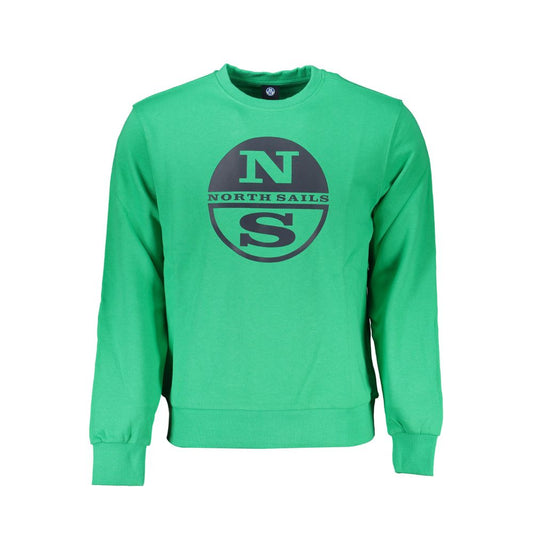 North Sails Grüner Baumwollpullover