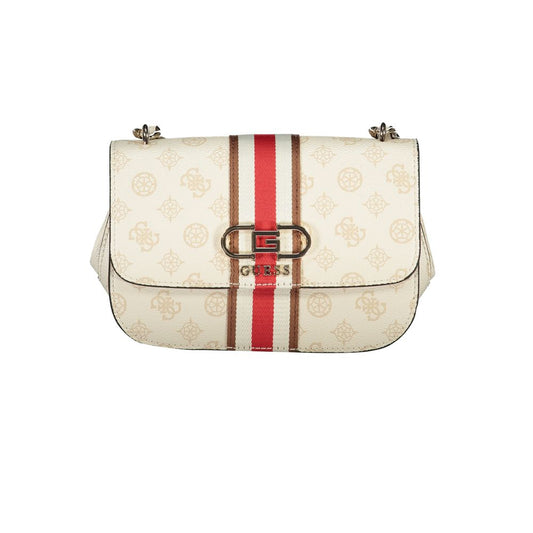 Guess Jeans Beige Polyethylen Handtasche