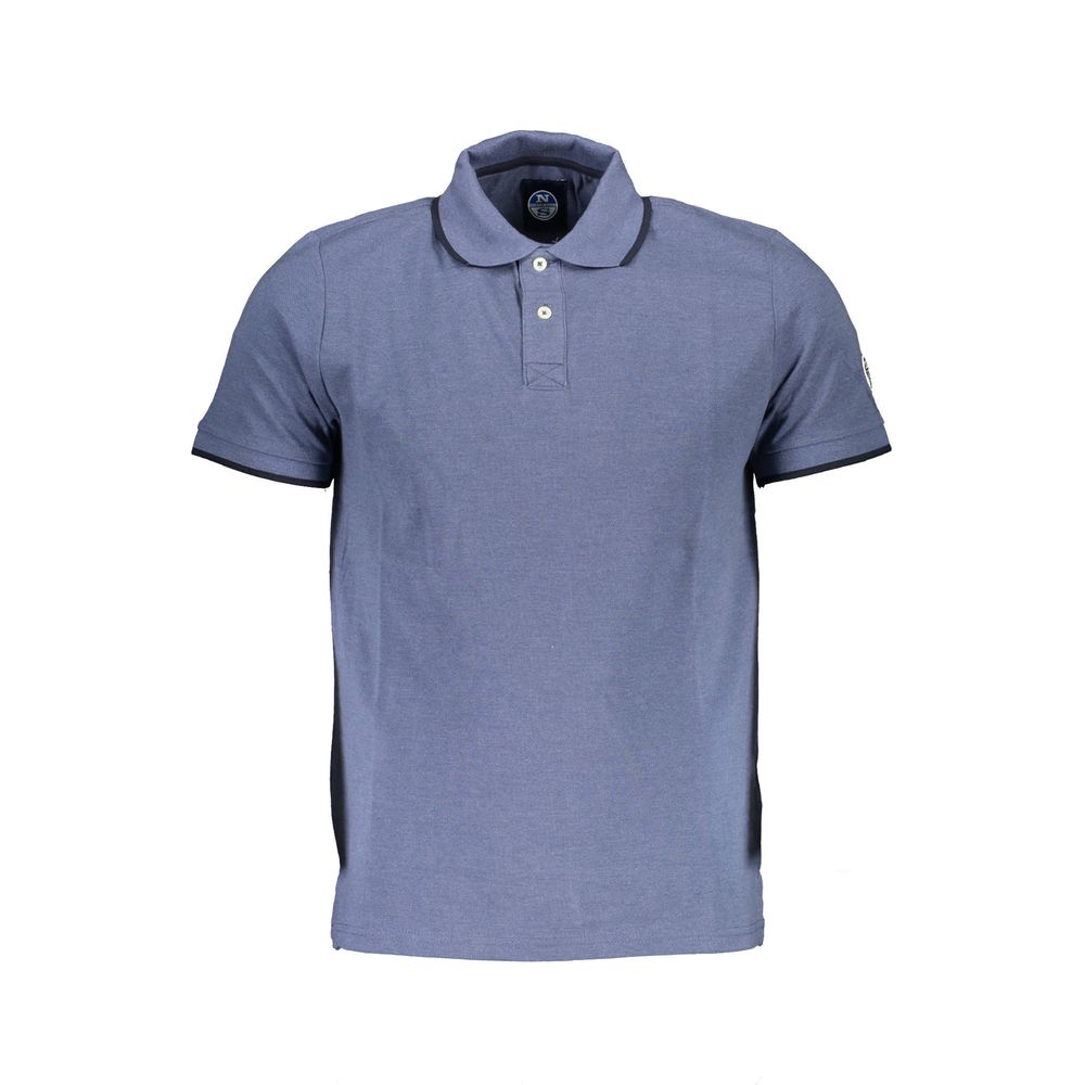 North Sails Blue Men's Cotton Polo Shirt