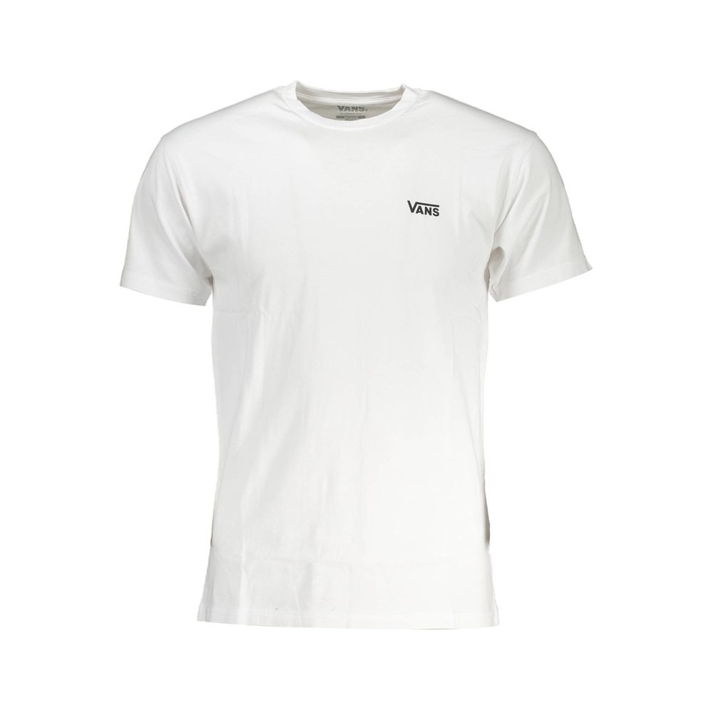 Vans White Cotton Men's T-Shirt