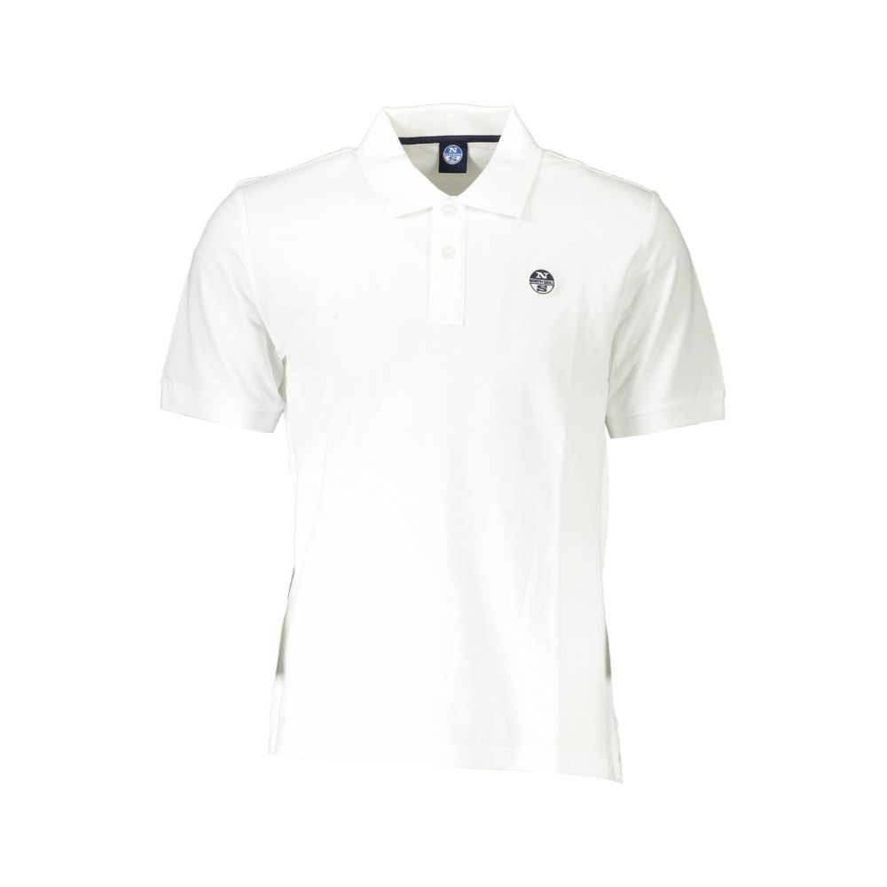 North Sails White Cotton Polo Shirt for Men