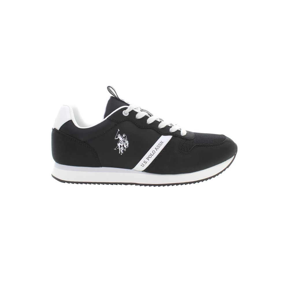 US POLO ASSN. Black Polyester Men's Sneaker