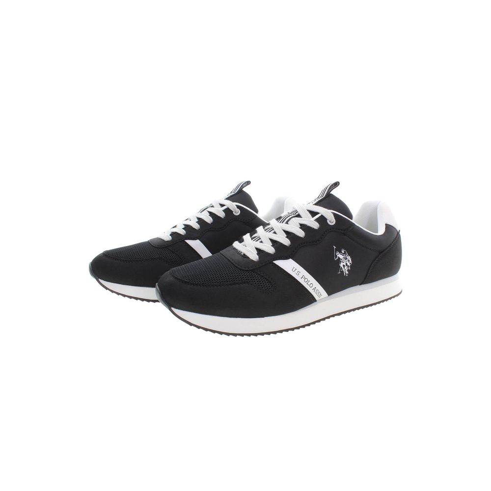 US POLO ASSN. Black Polyester Men's Sneaker