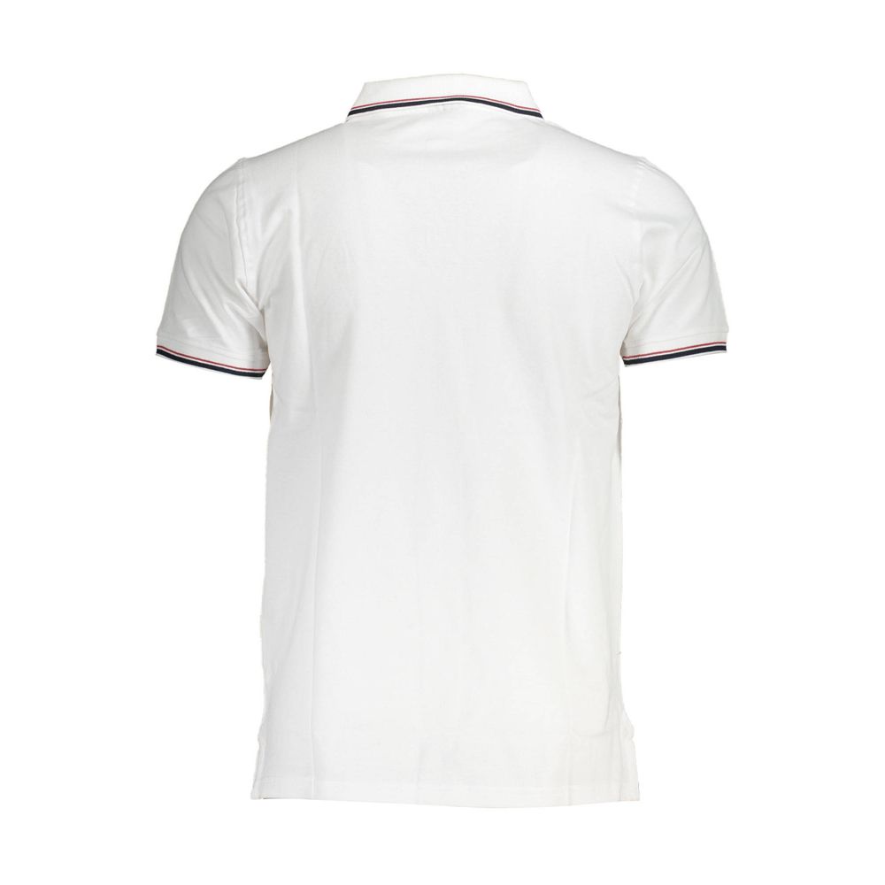 Norway 1963 Weißes Baumwoll-Poloshirt