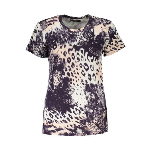 Cavalli Class Pink Cotton Tops &amp; T-Shirt