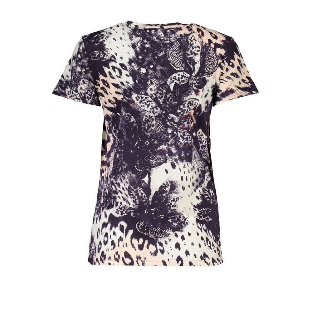 Cavalli Class Pink Cotton Tops &amp; T-Shirt