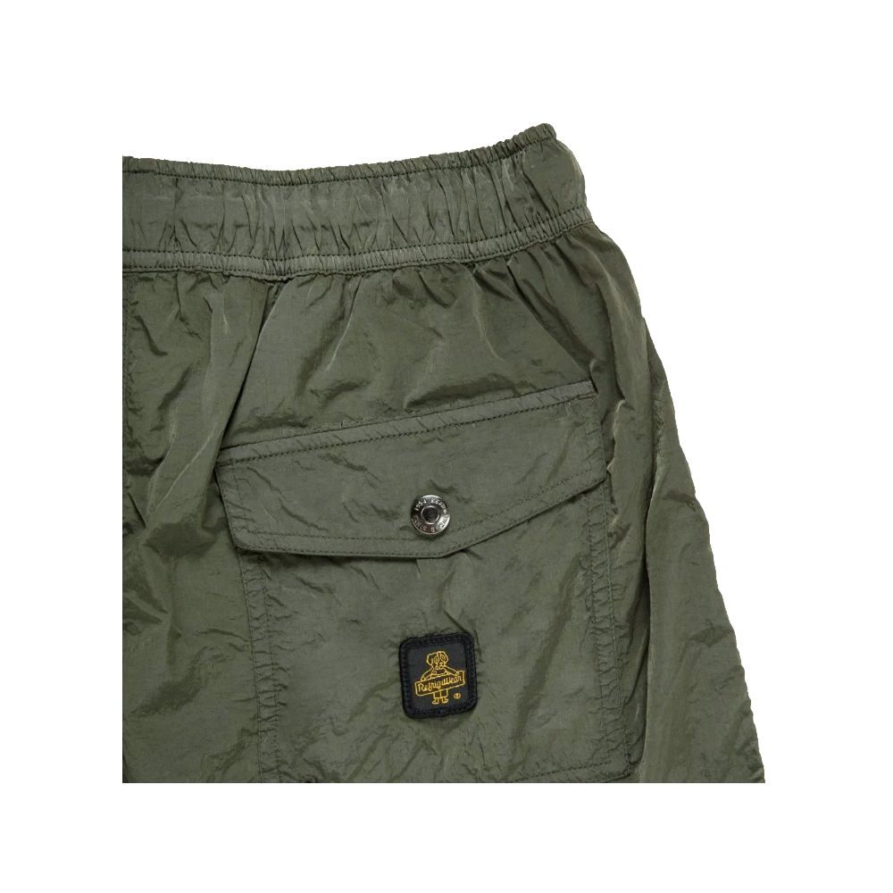 Refrigiwear Green Nylon Swim Trunks for Men