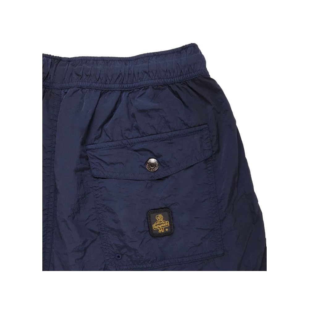 Refrigiwear Blue Nylon Swim Trunks for Men