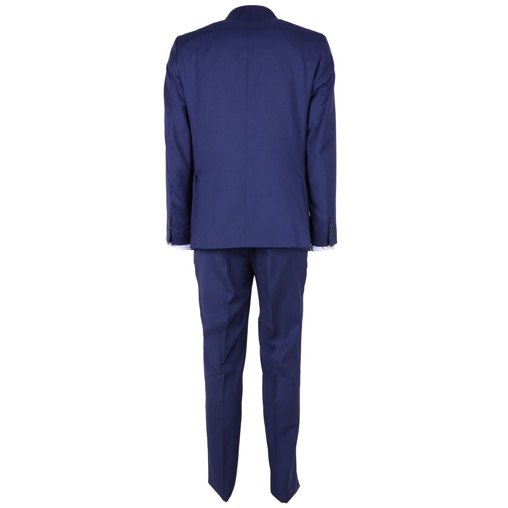 Made in Italy suit in blue virgin wool