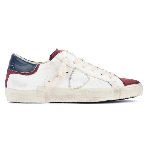 Philippe Model Italian leather sneakers with suede accents