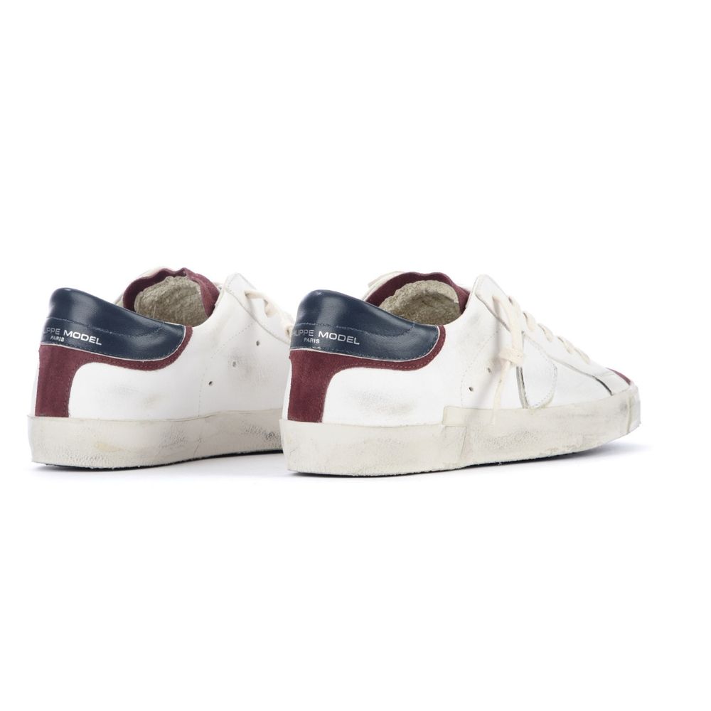 Philippe Model Italian leather sneakers with suede accents