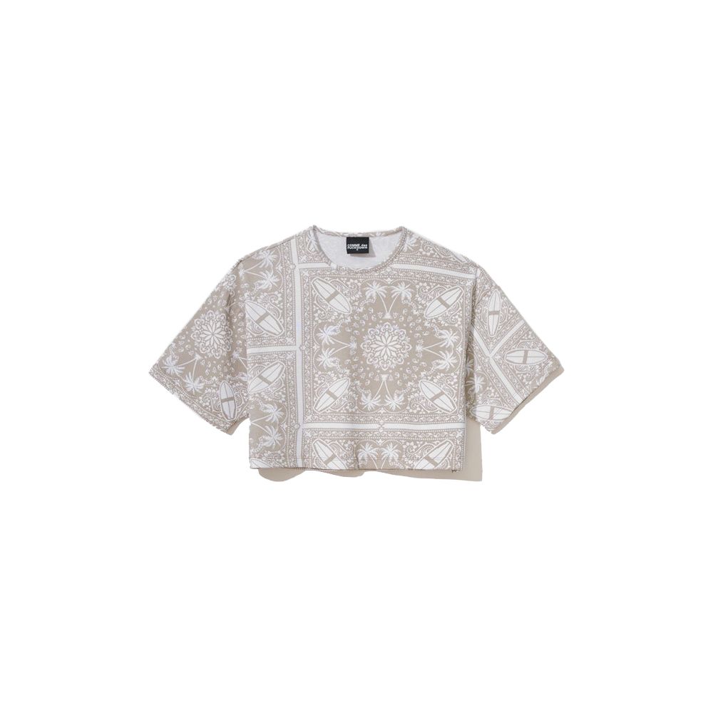 Comme Des Fuckdown Abstract Print Short Sleeve Luxury Tee