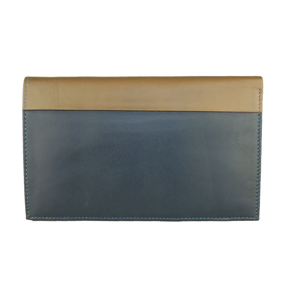 Cavalli Class Blue Leather Men's Wallet