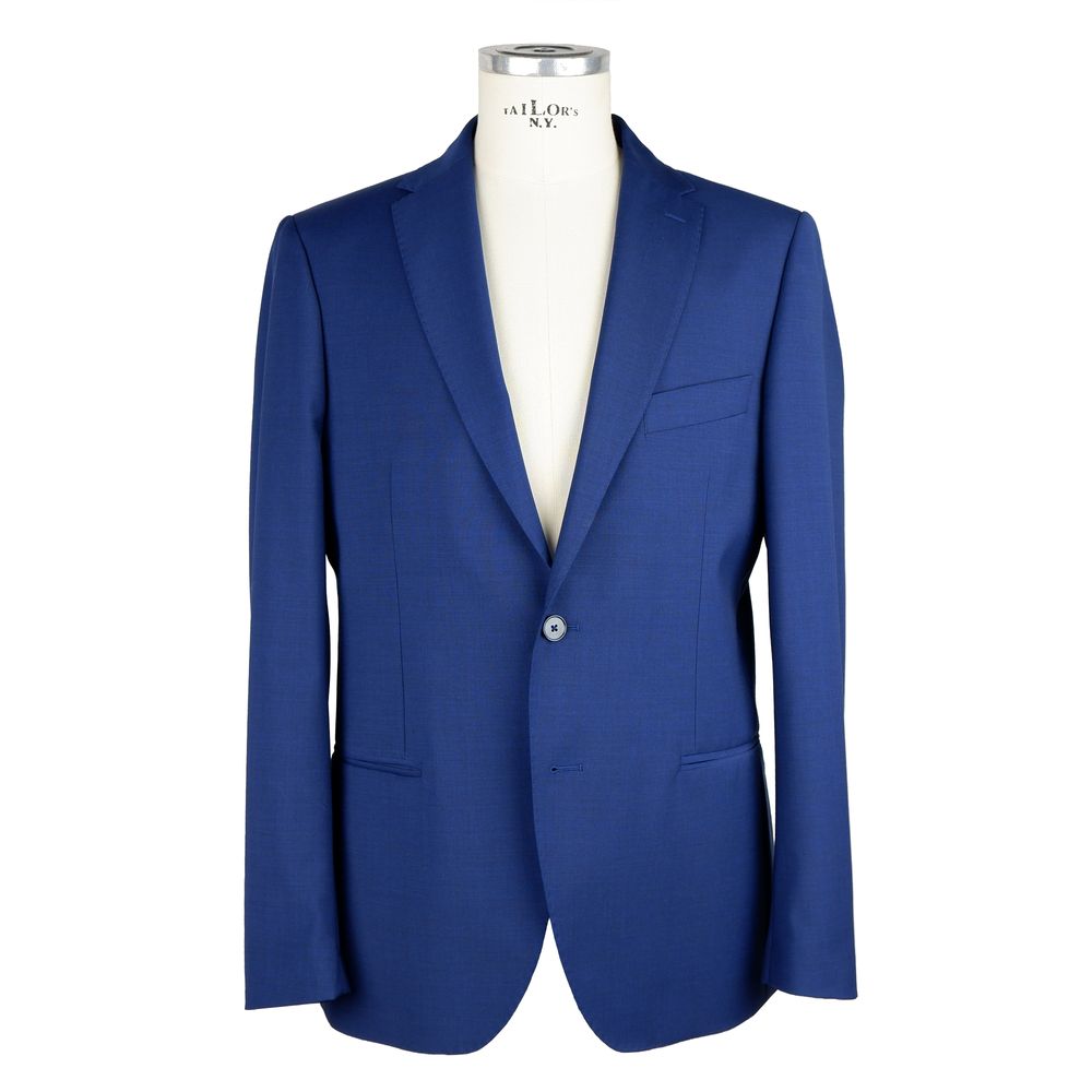 Emilio Romanelli Elegant two-piece men's suit in blue