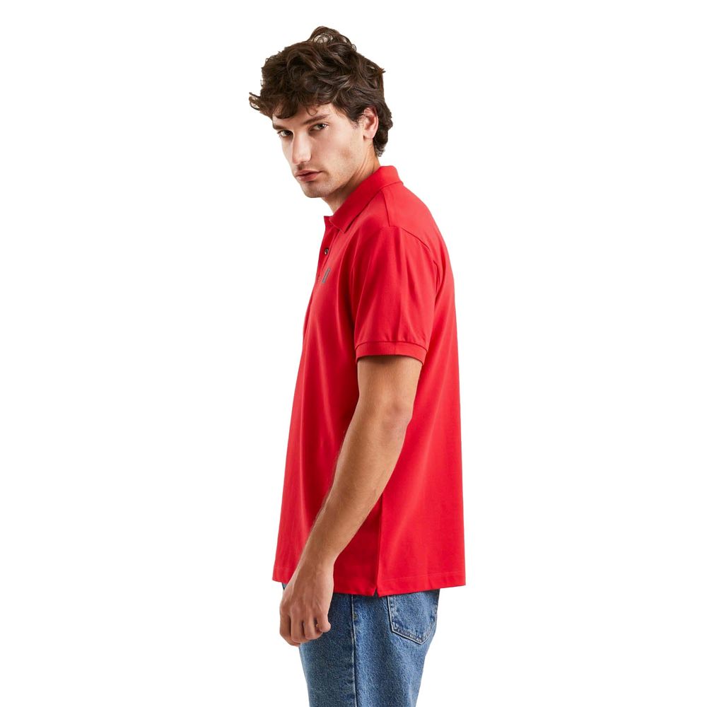 Refrigiwear Klassisches rotes Baumwoll-Poloshirt