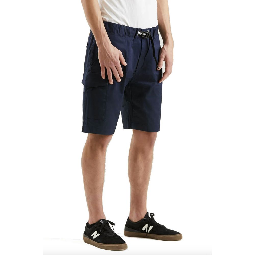 Refrigiwear Elegant blue cotton blend shorts