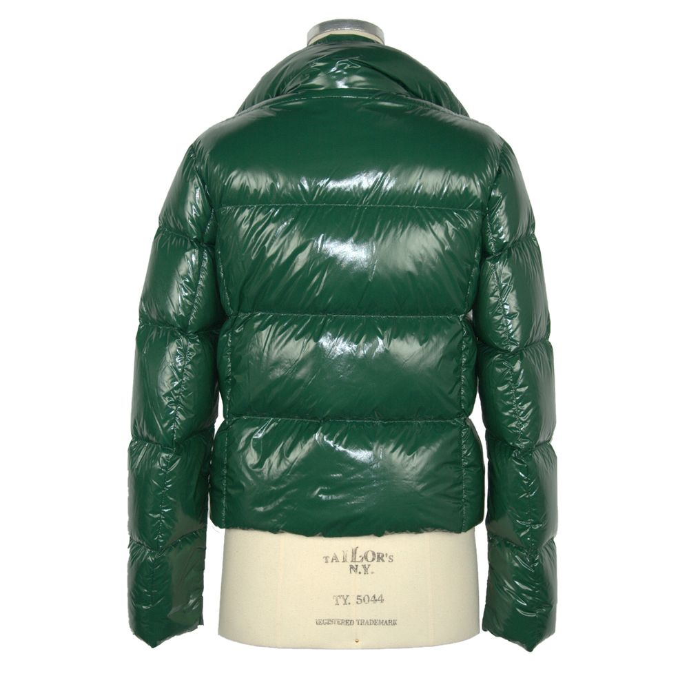 Refrigiwear Chic shiny down jacket Ellis in green