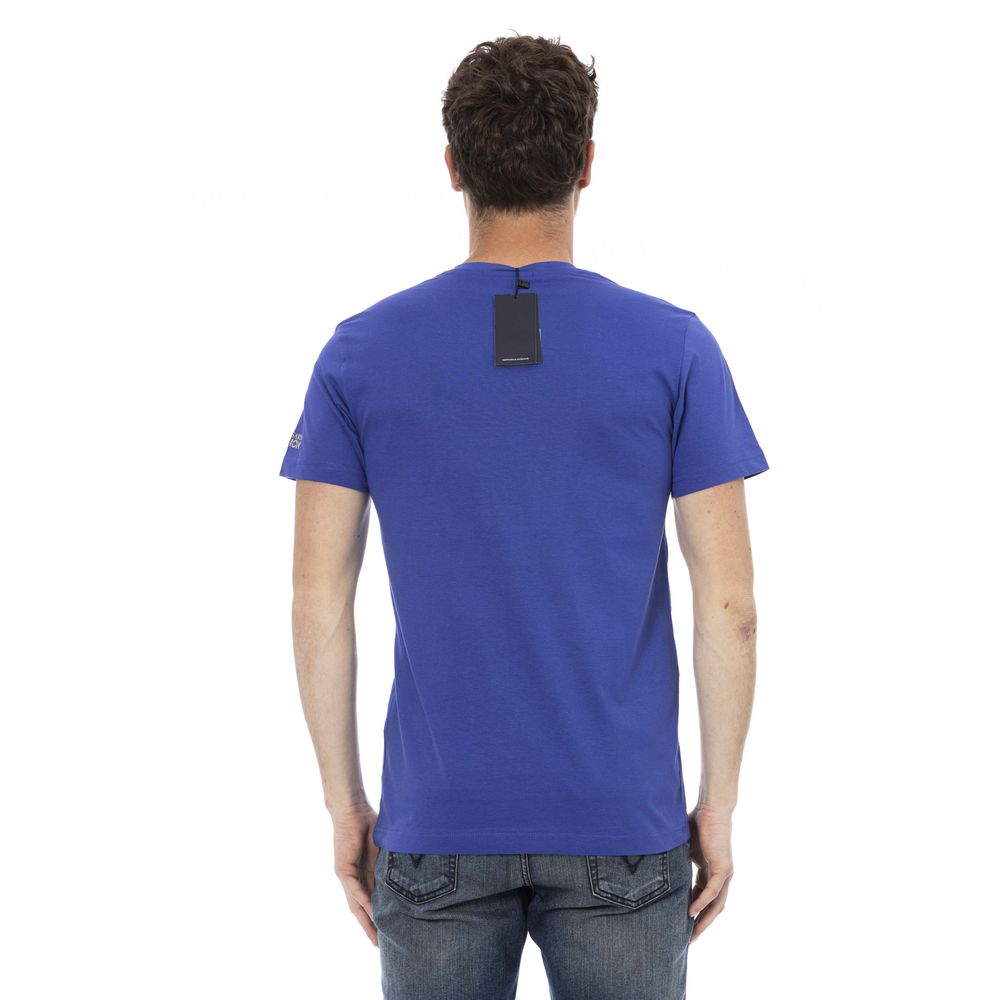 Trussardi Action Blau Baumwolle Männer T-Shirt