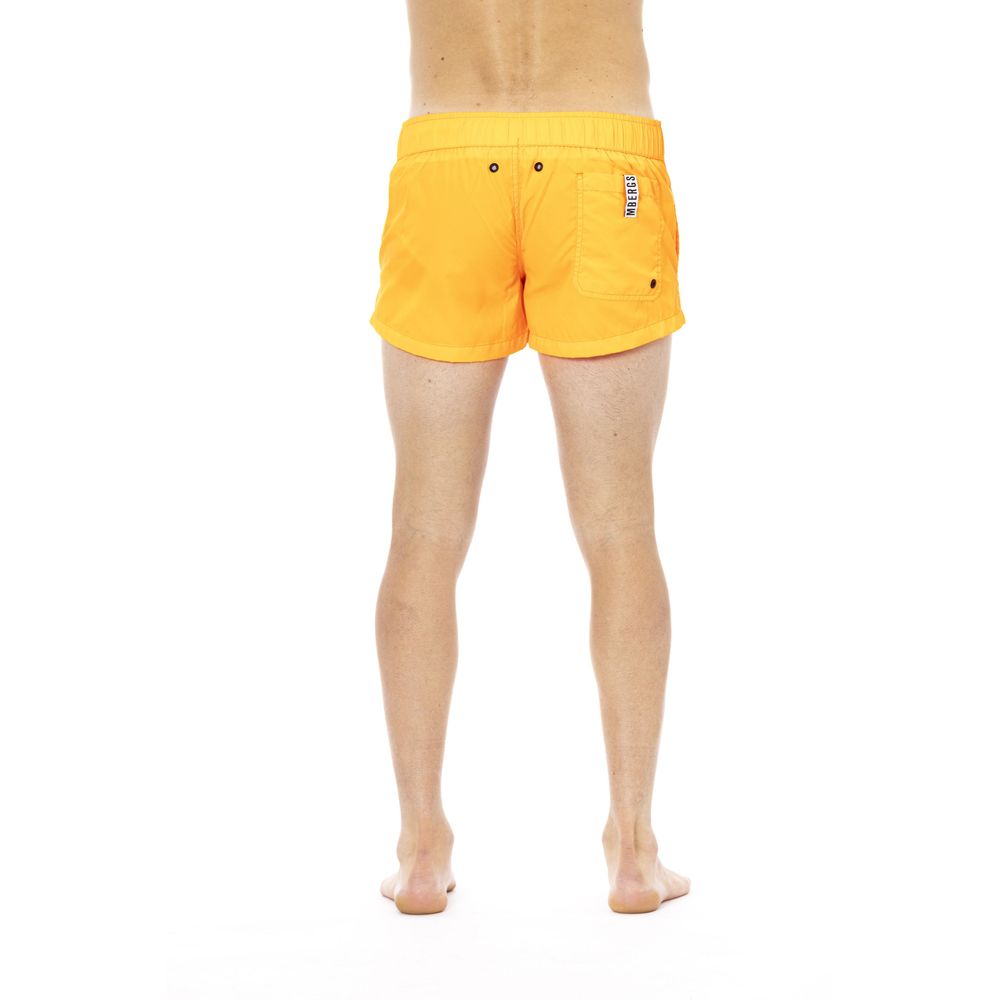 Bikkembergs Orange Polyamide Men's Swim Shorts