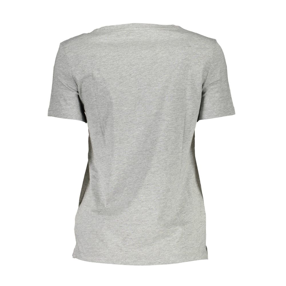 Guess Jeans Gray Cotton T-Shirt for Women