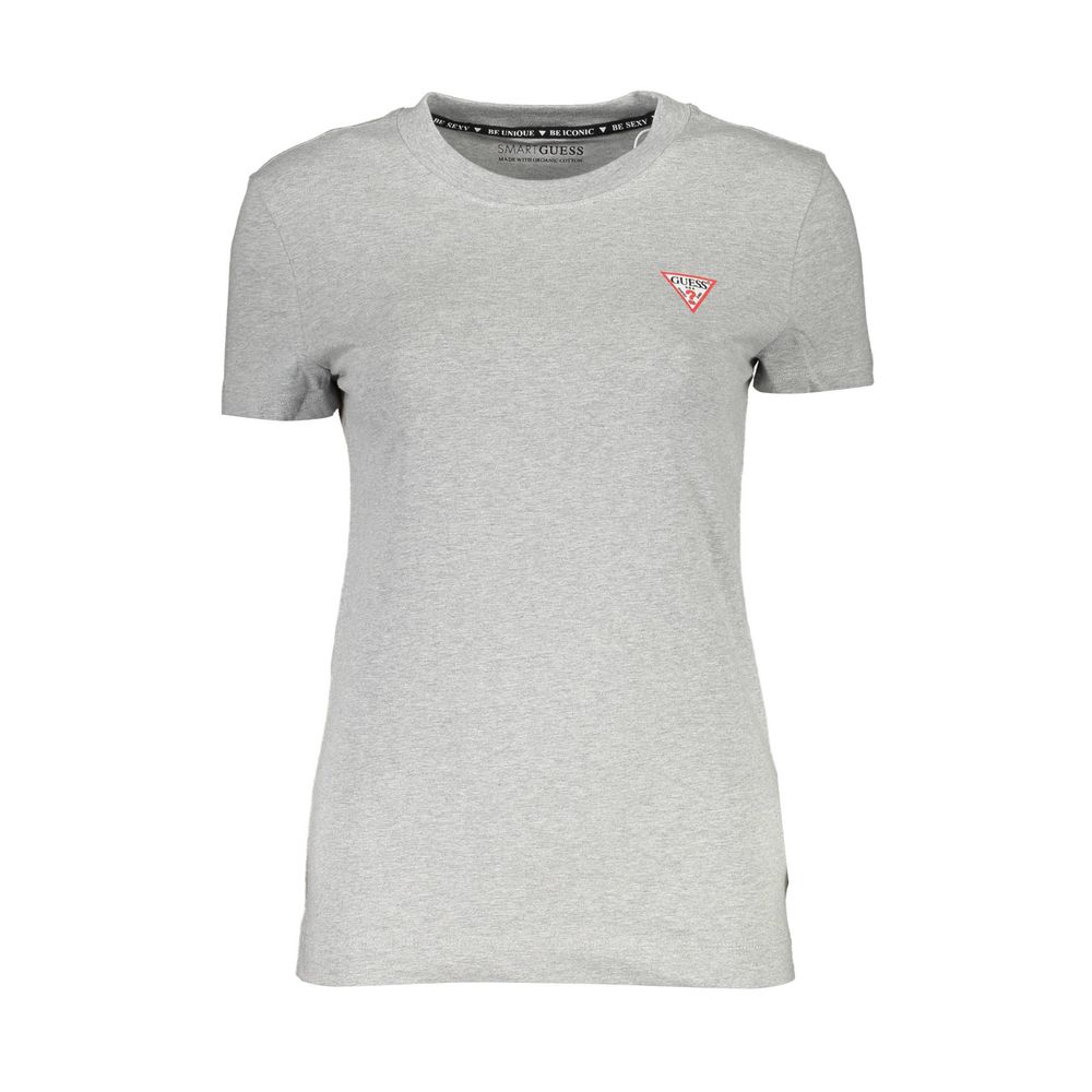 Guess Jeans Gray Cotton Top for Women