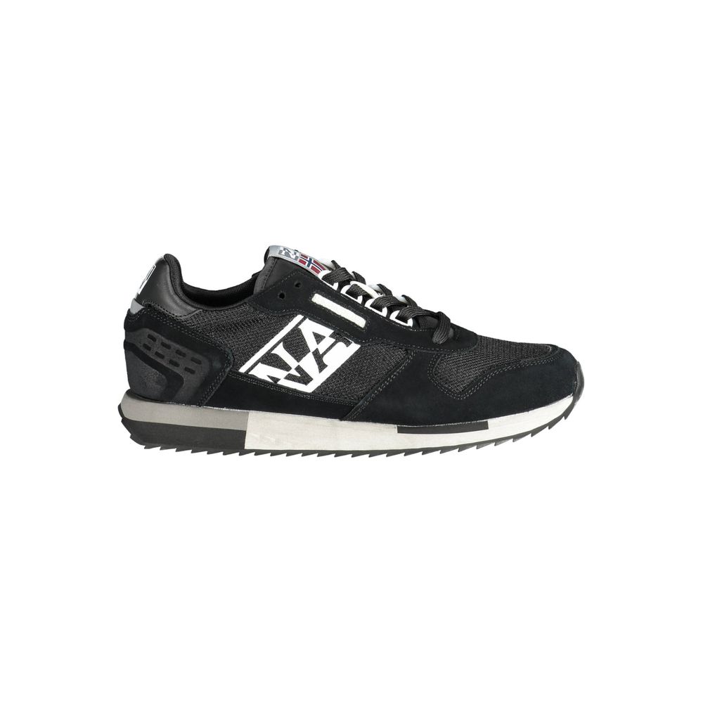 Napapijri Black Leather Men's Sneakers