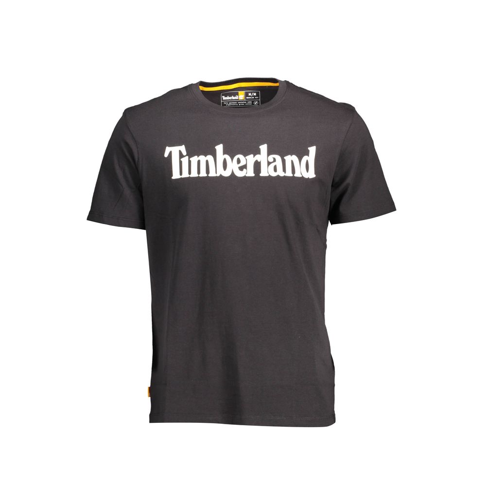 Timberland Black Cotton Men's T-Shirt