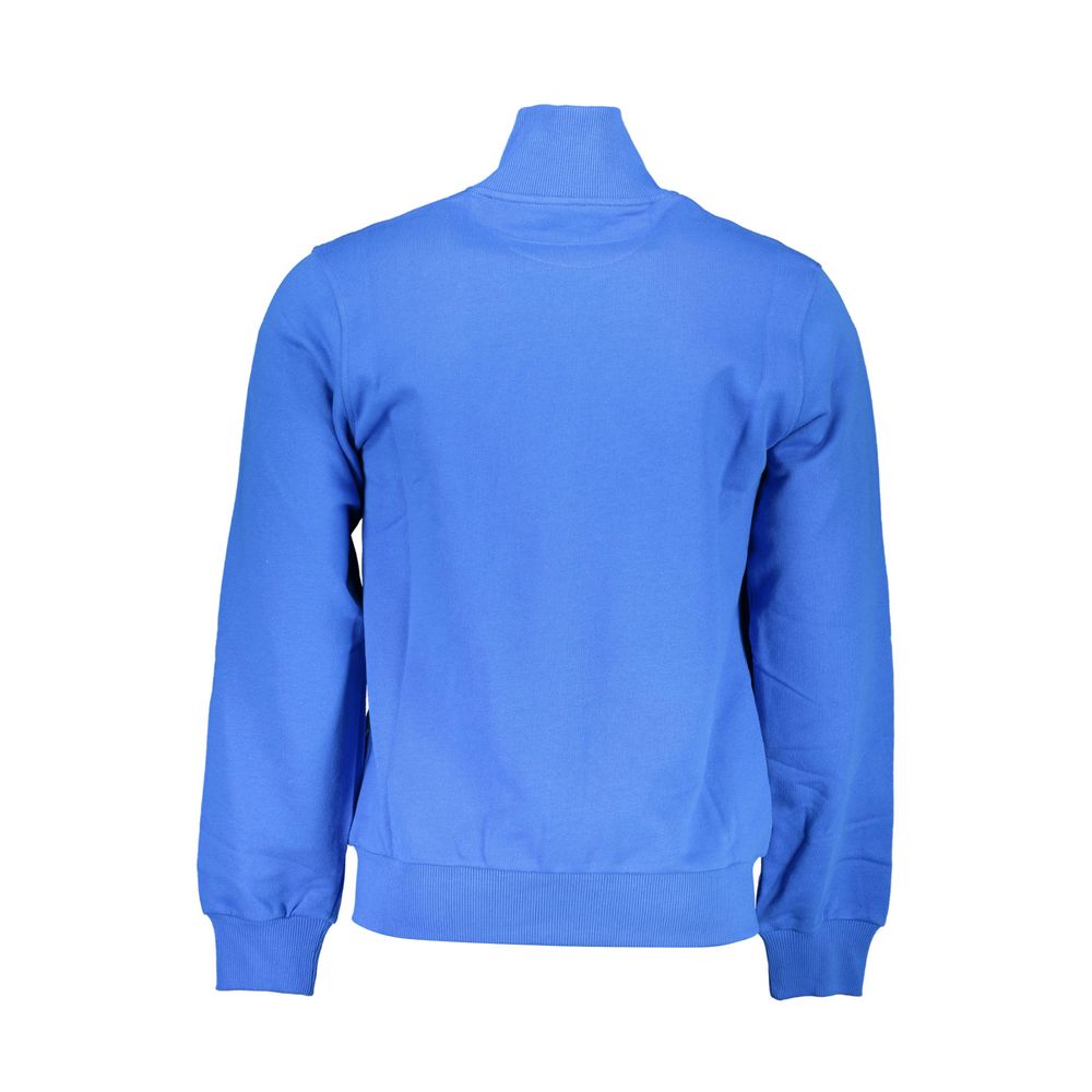 La Martina Blue Cotton Sweater for Men