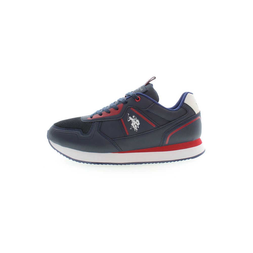 US POLO ASSN. Simple blue sneakers with contrasting detail