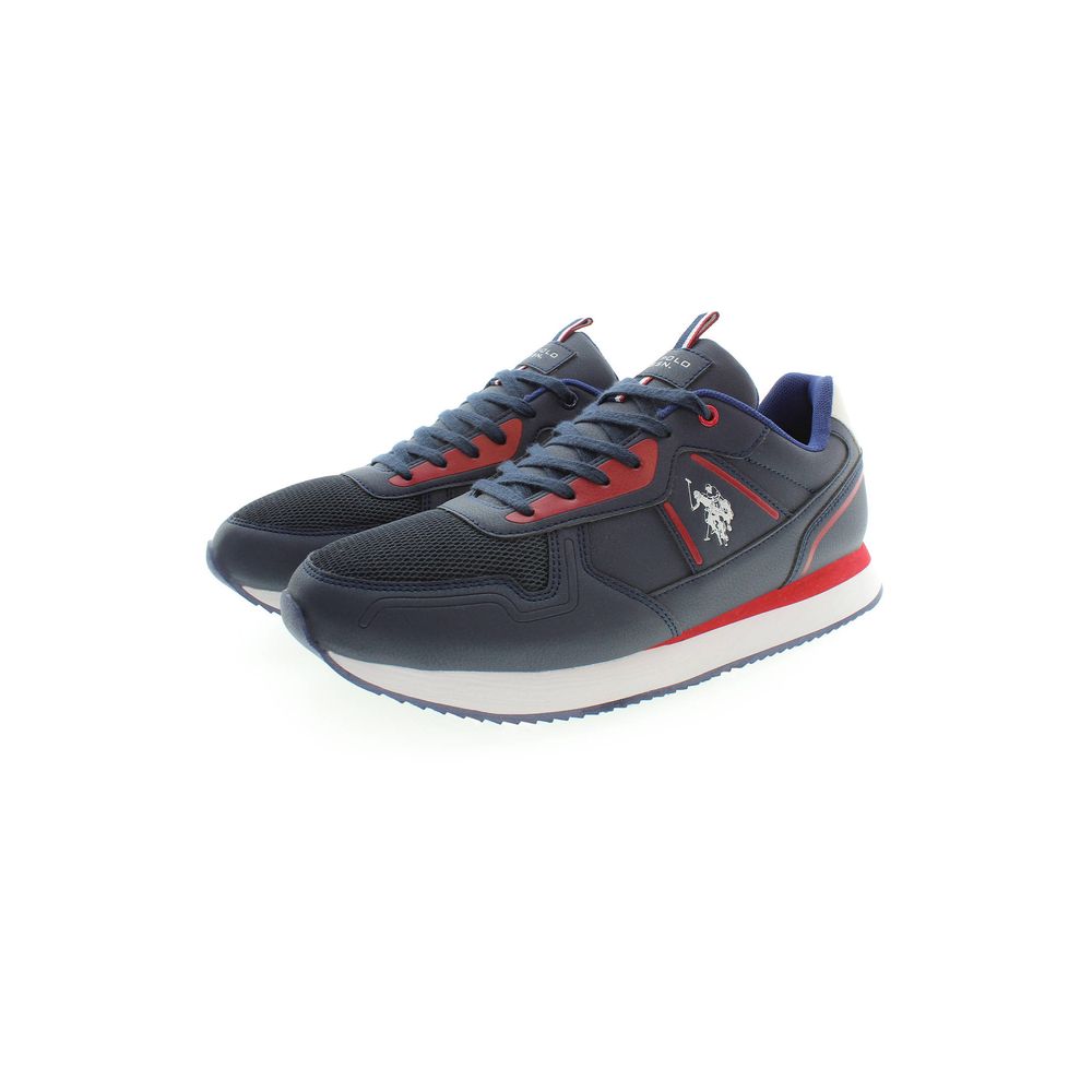 US POLO ASSN. Simple blue sneakers with contrasting detail