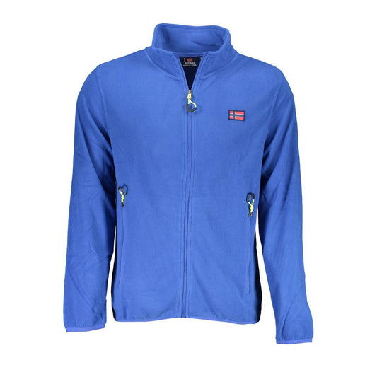 Norway 1963 Blauer Polyester-Pullover für Männer