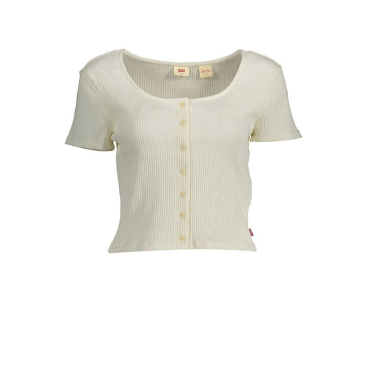 Levi's White Cotton Top for Women