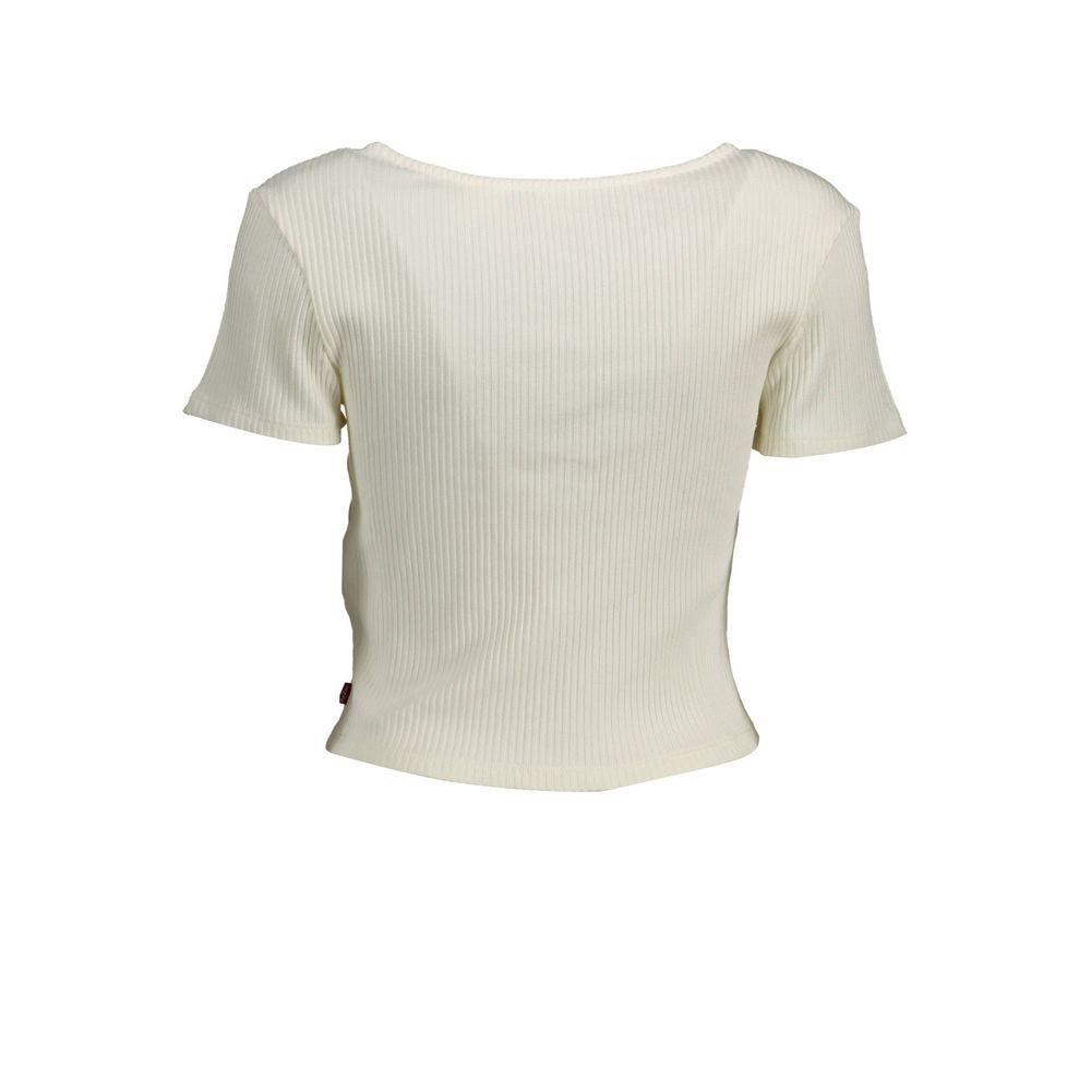 Levi's White Cotton Top for Women