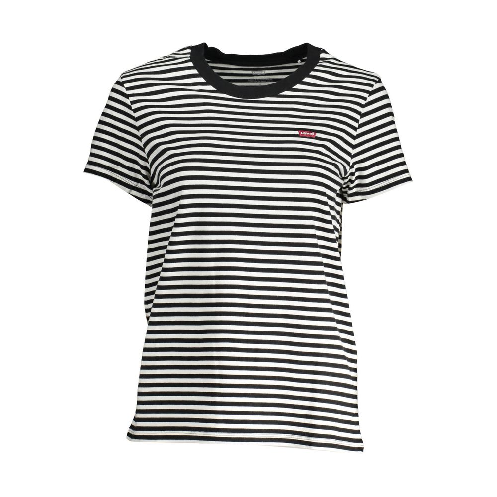 Levi's Black Cotton T-Shirt for Women